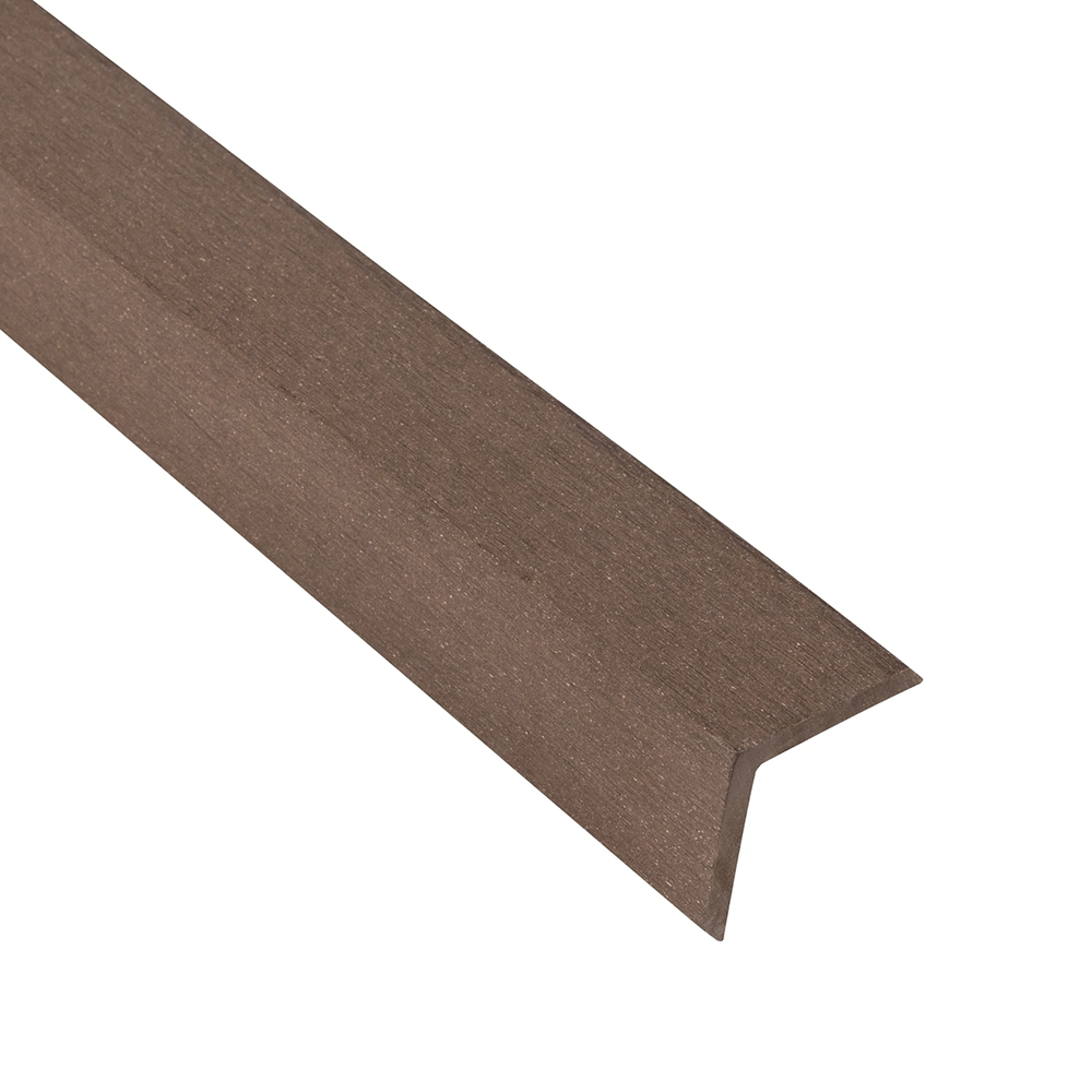 45mm x 45mm Triton Brown WPC Decking Angle Trim – 3m image